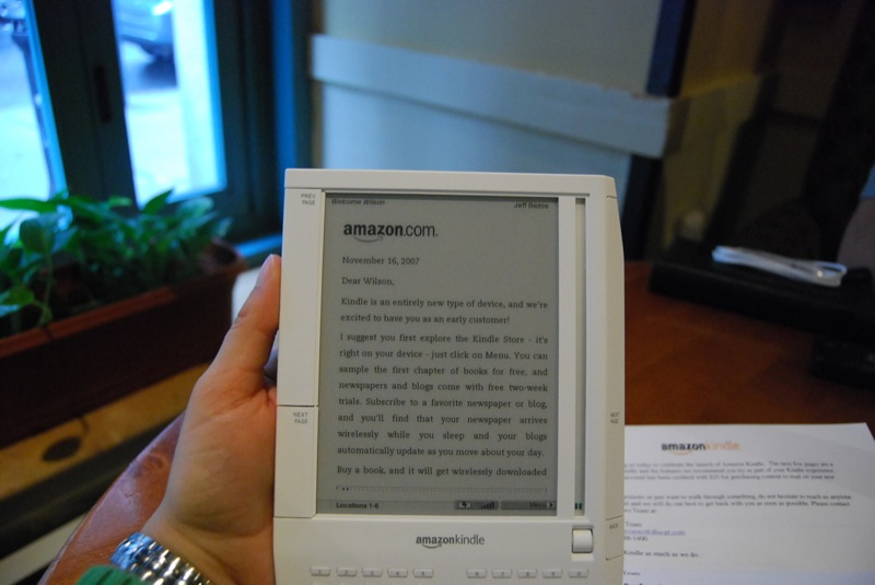 Illustration for article titled Amazon Kindle Hands-On and Questions Answered (Gallery)
